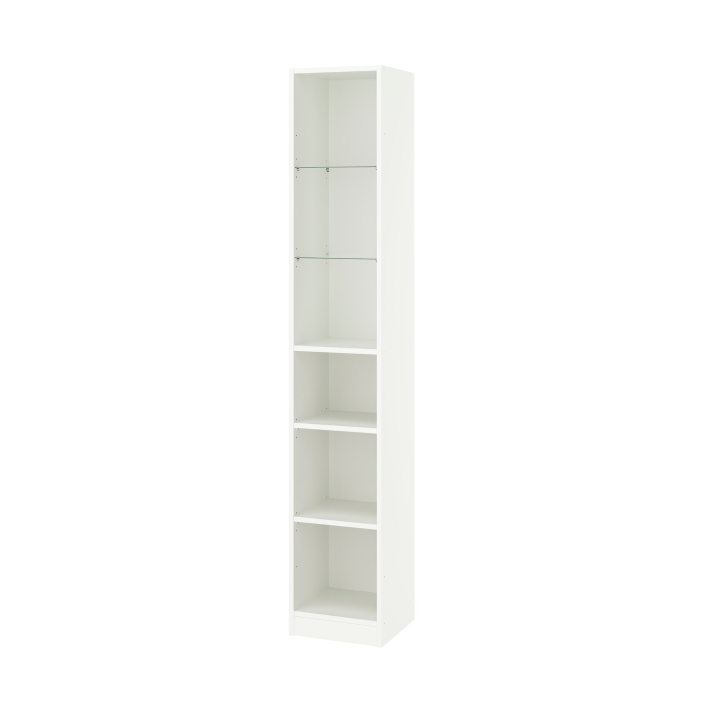 IKEA PAX påbyggnadsdel mittsektion, vit, 35x35x201 cm