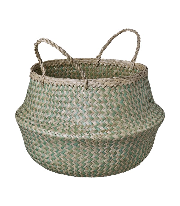 A sedge/green KRALLIG basket