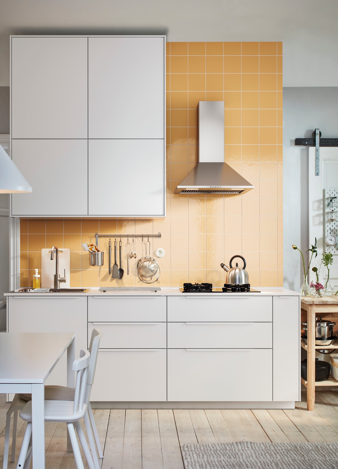 Kuchyně IKEA ve skanidnávském stylu