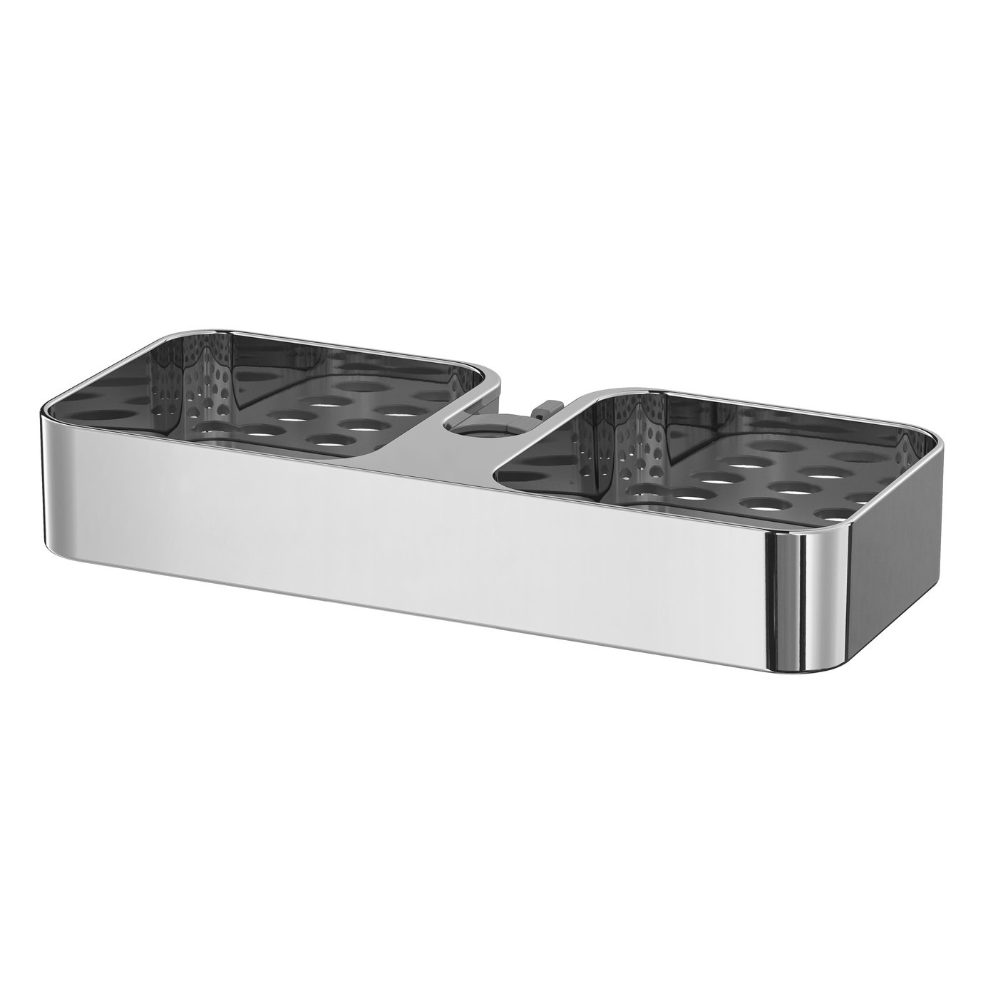 IKEA - BROGRUND Duschablage, verchromt 25x4 cm