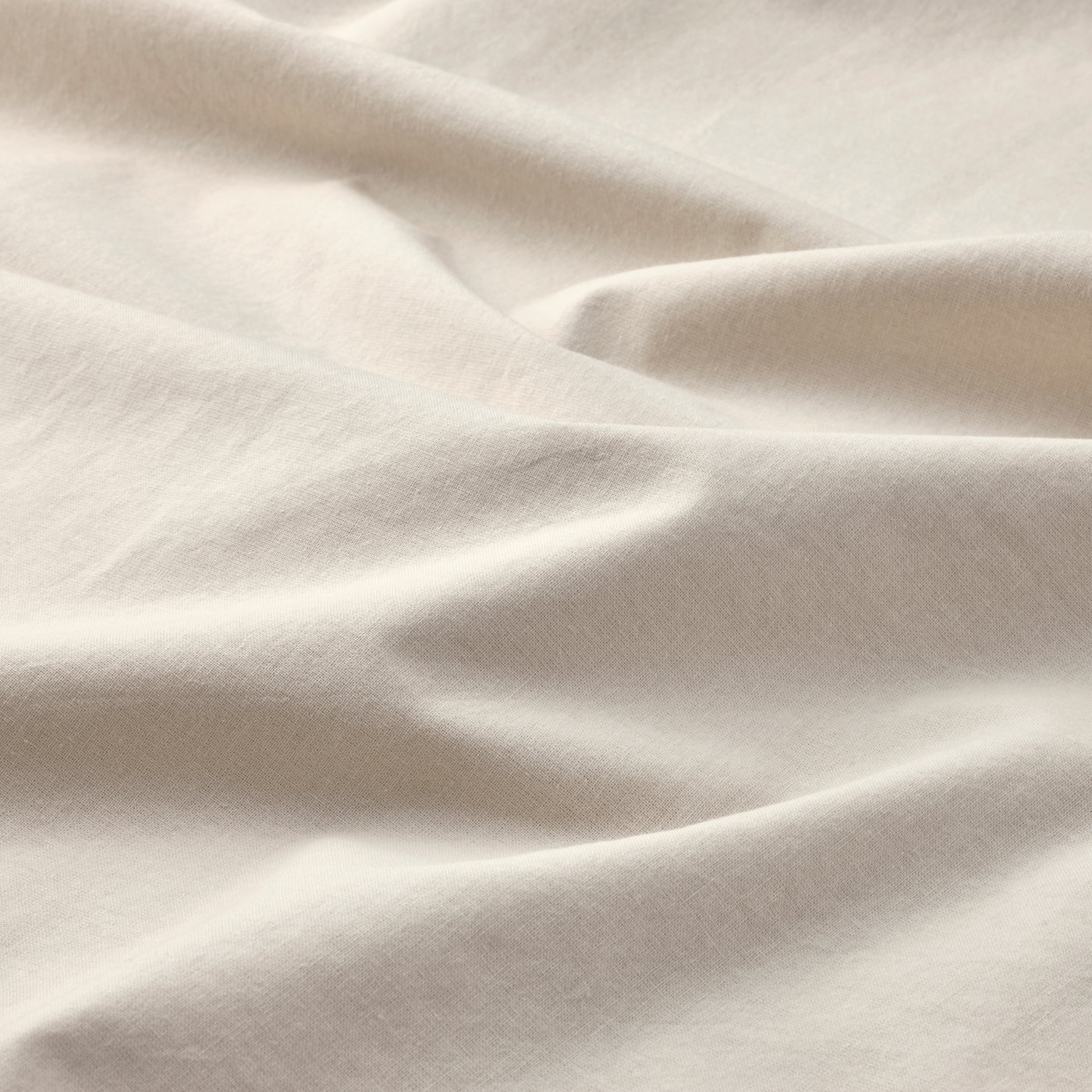 A light grey-beige ÄNGSLILJA duvet cover and pillowcase in the NA