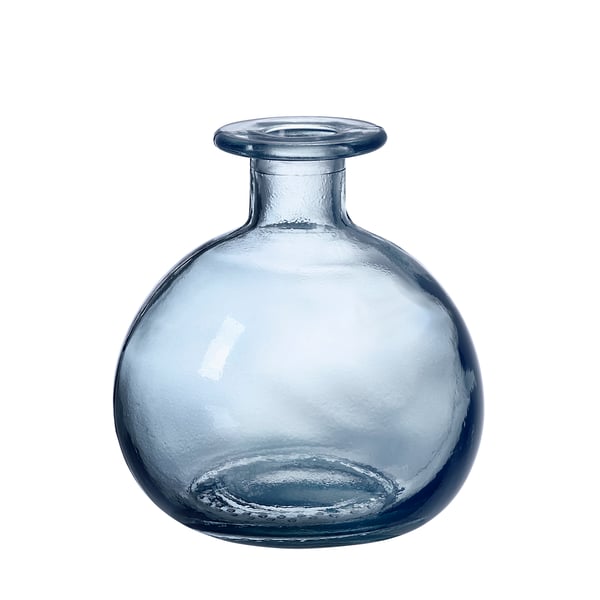 A blue MYRMOSAIK vase