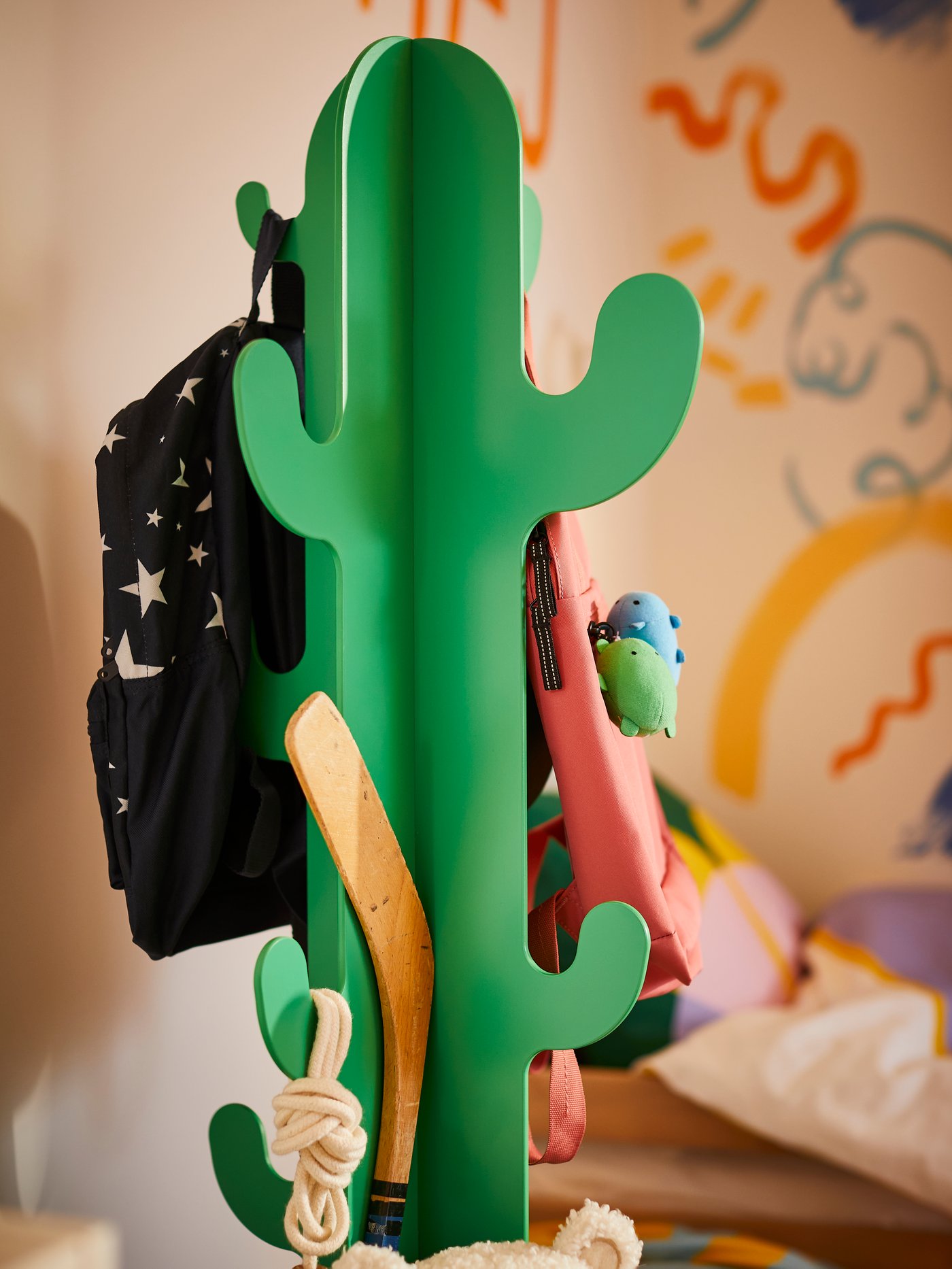 Un portant en forme de cactus