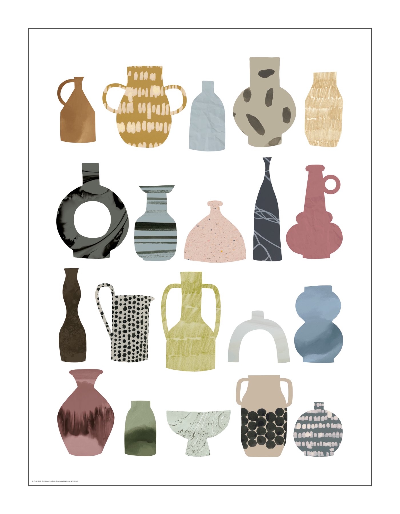 IKEA BILD poster, keramiksamling, 30x40 cm, bild