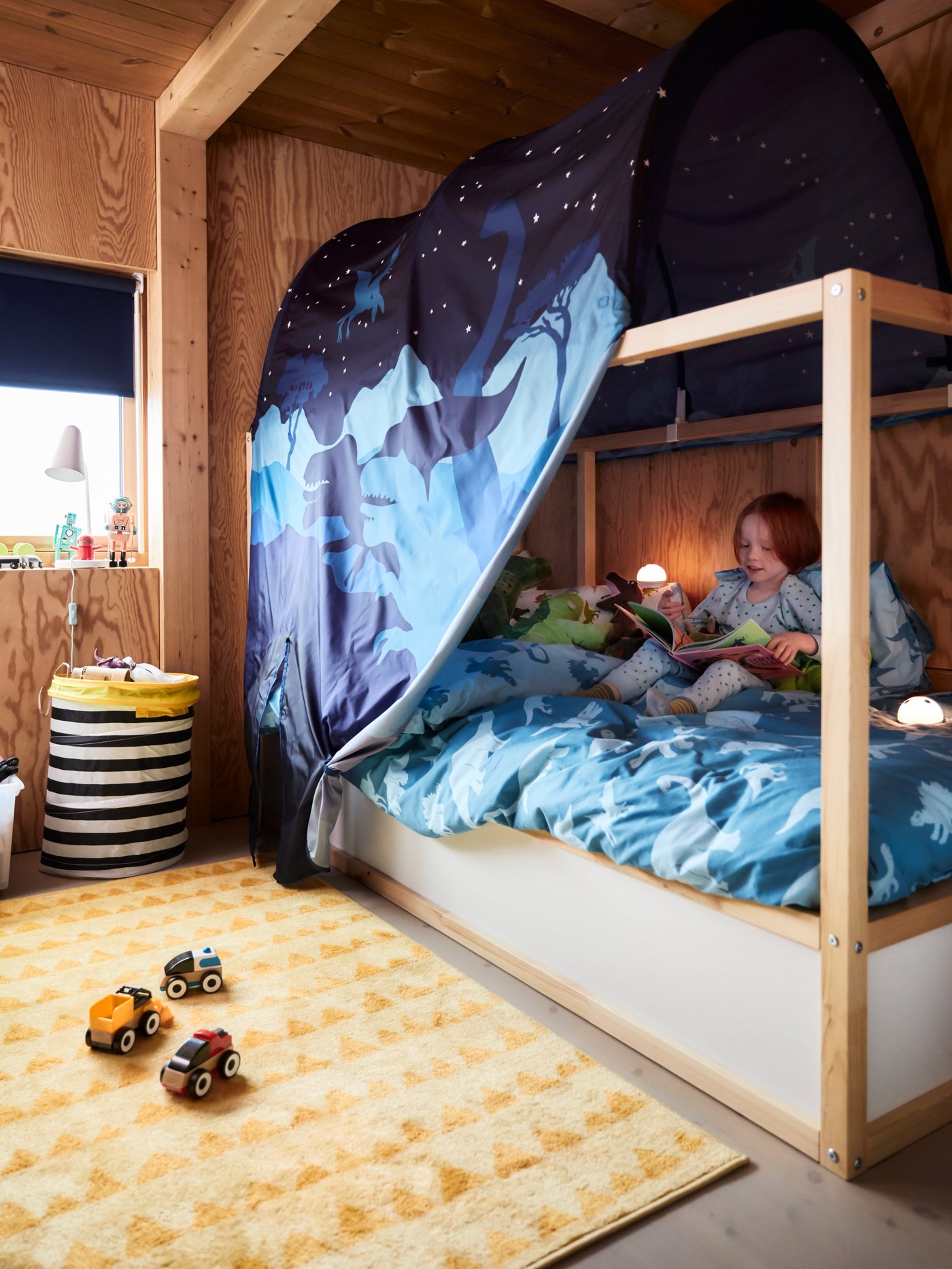 A whole world distilled into a whimsical bed tent IKEA