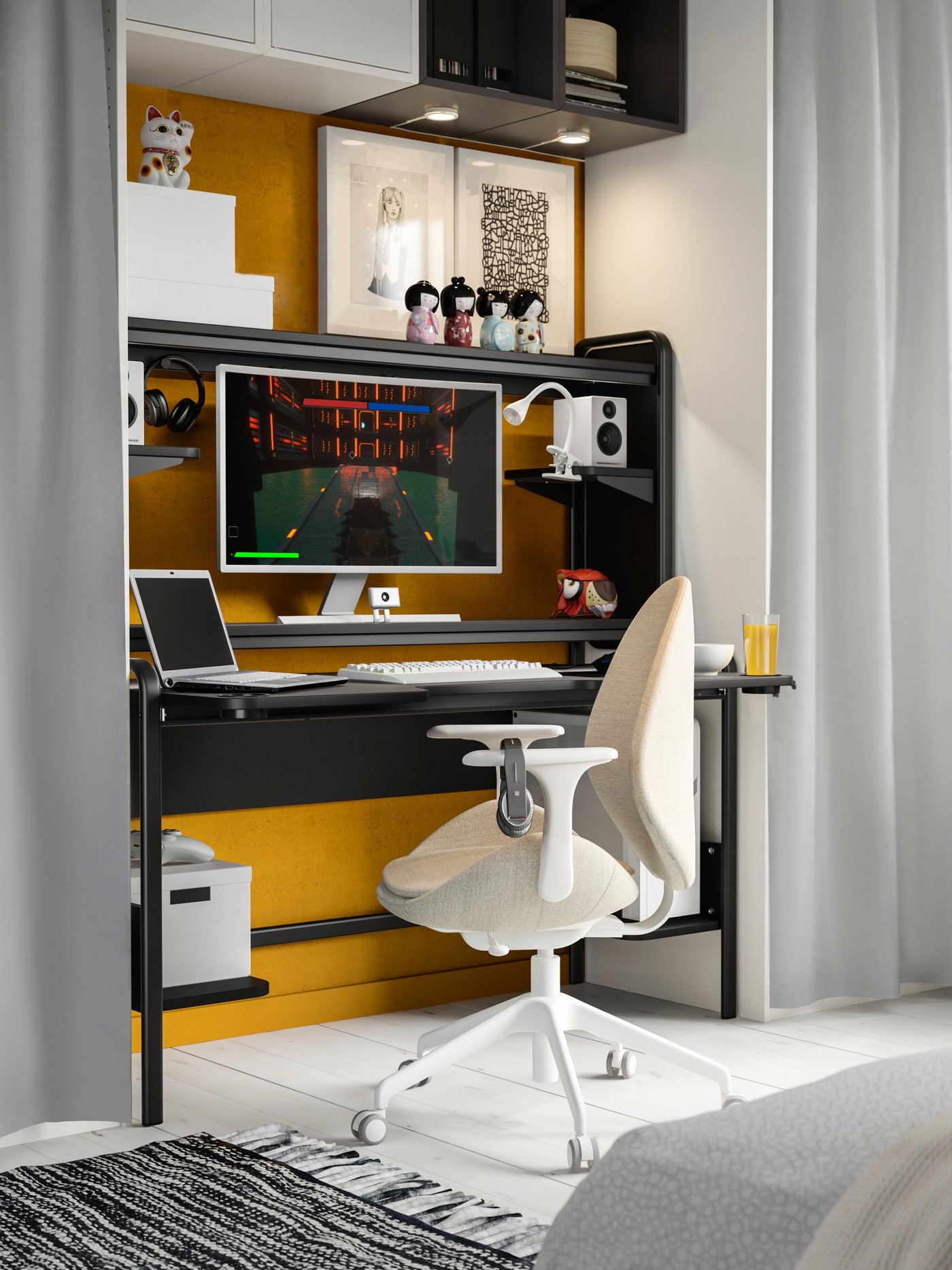 A dark grey PERSILLADE plant pot