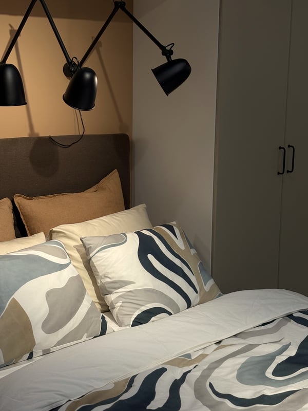 A Valevåg firm/Nordberget Tonerud dark grey-brown HEMFJÄLLET divan bed