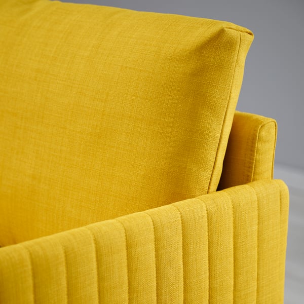 A Skiftebo yellow FRIDHULT sofa-bed