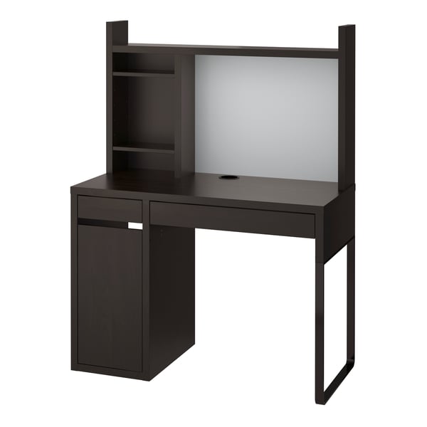 A black-brown MICKE desk