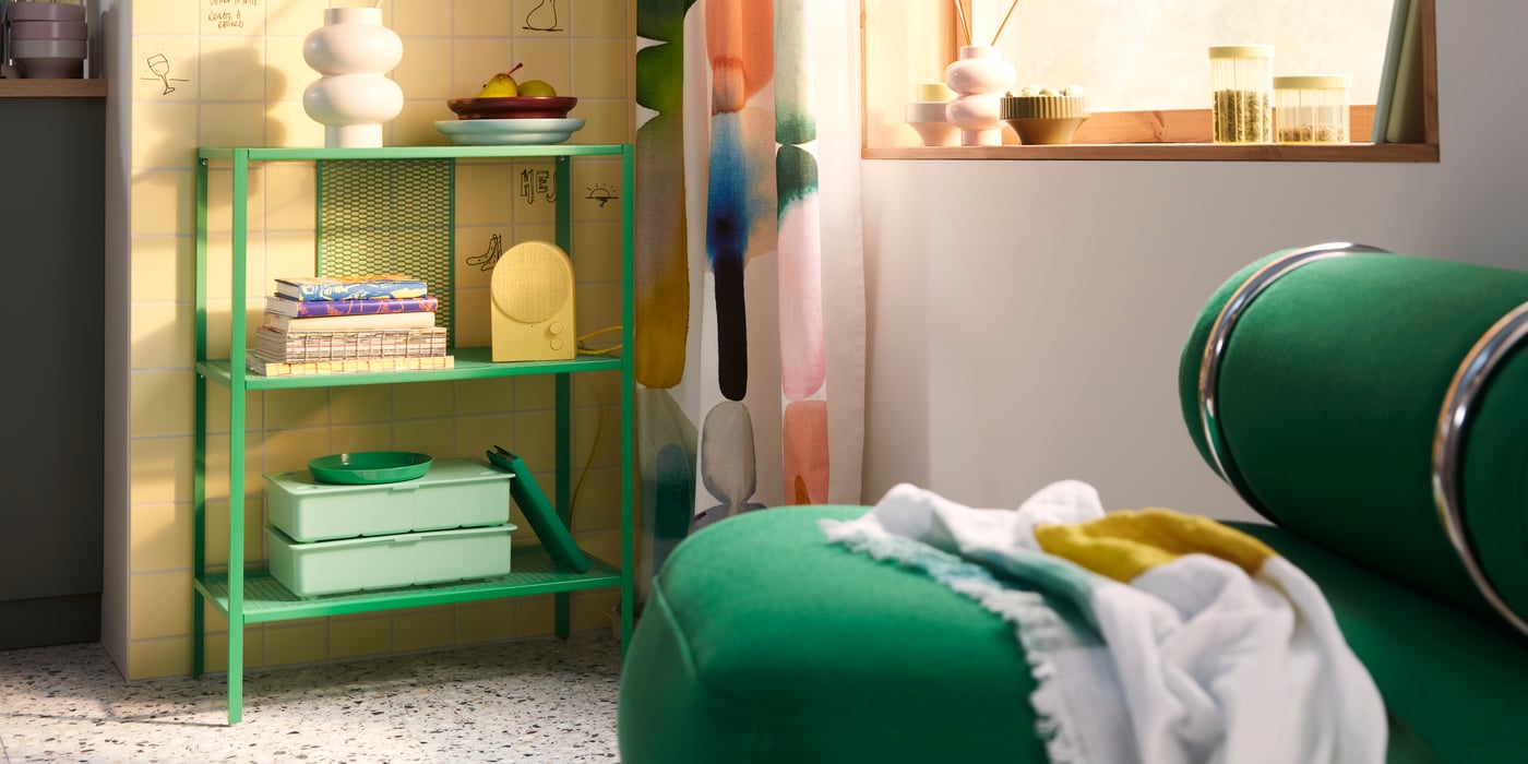 Zielony fotel IKEA PS 2026