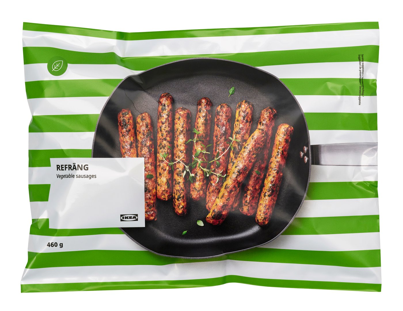 A frozen REFRÄNG vegetable sausages in the NA