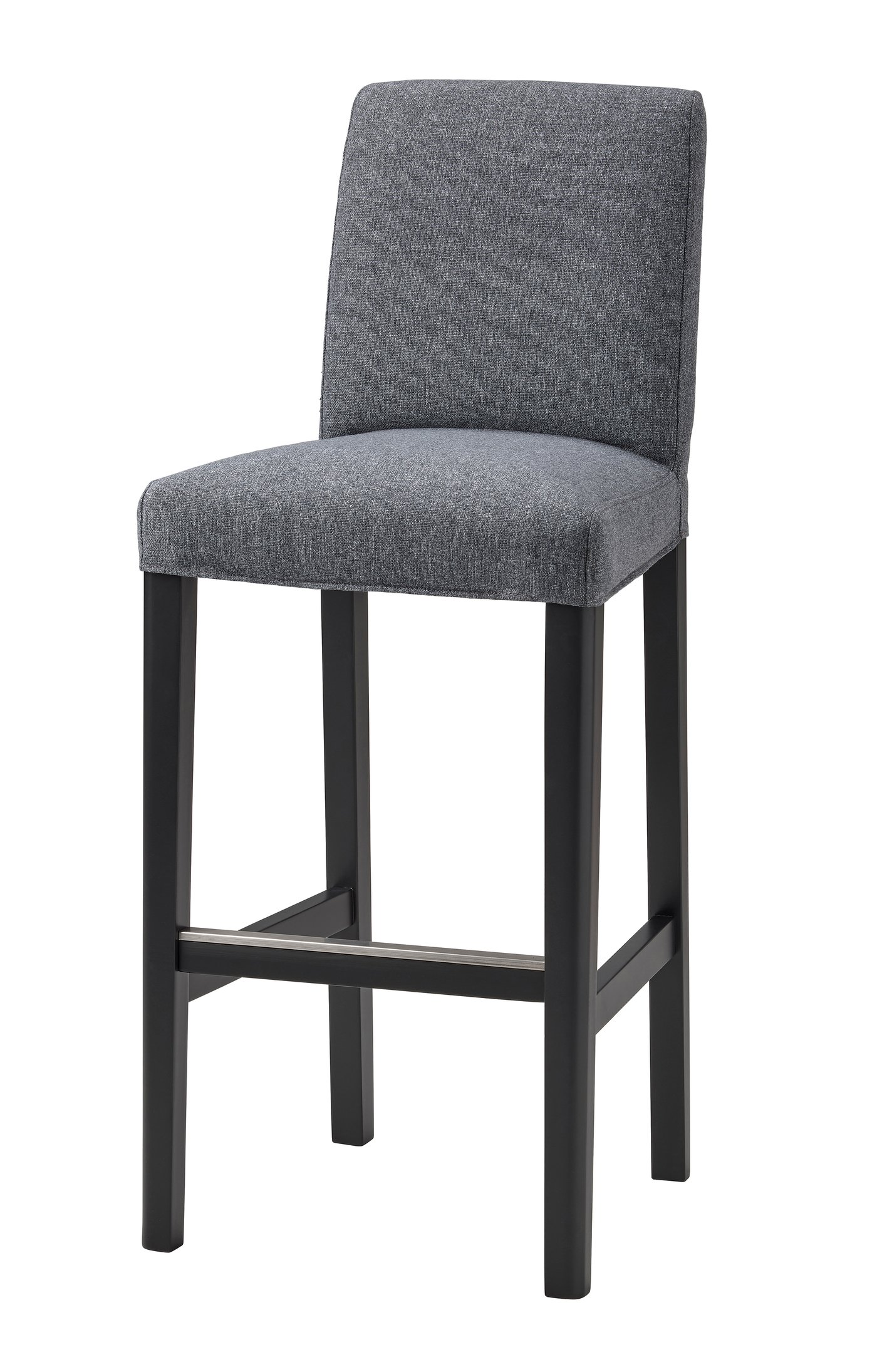 IKEA BERGMUND klädsel för barstol, gunnared mellangrå