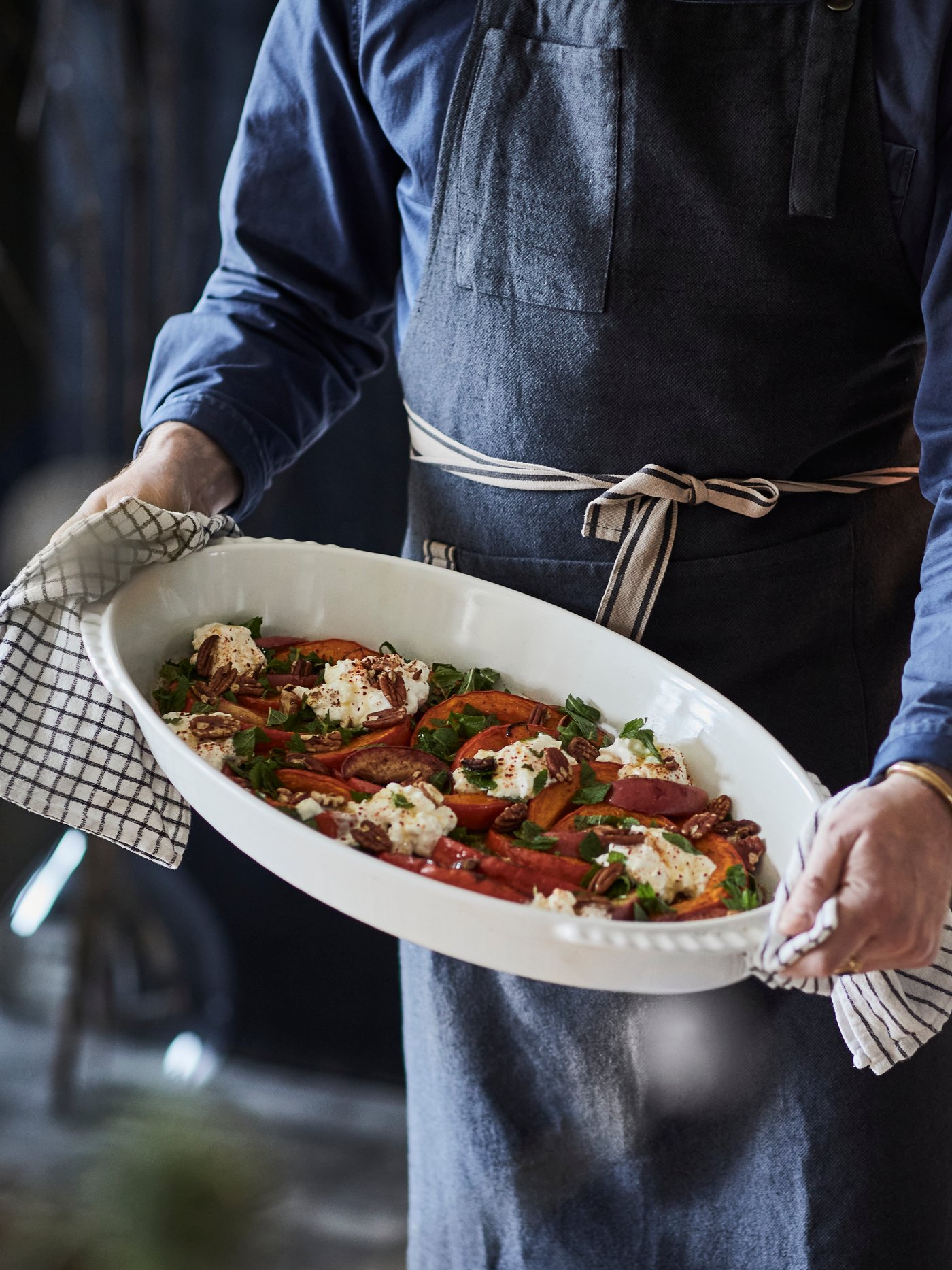 Plat à four HÖSTAGILLE blanc cassé