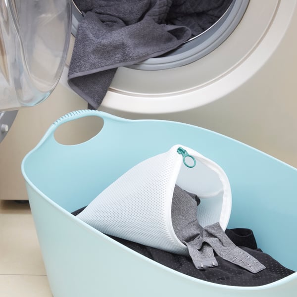 A white SLIBB washing bag