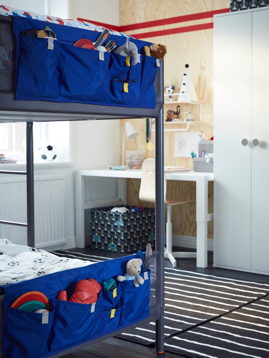 Kids shared bedroom ideas with lots of play space - IKEA