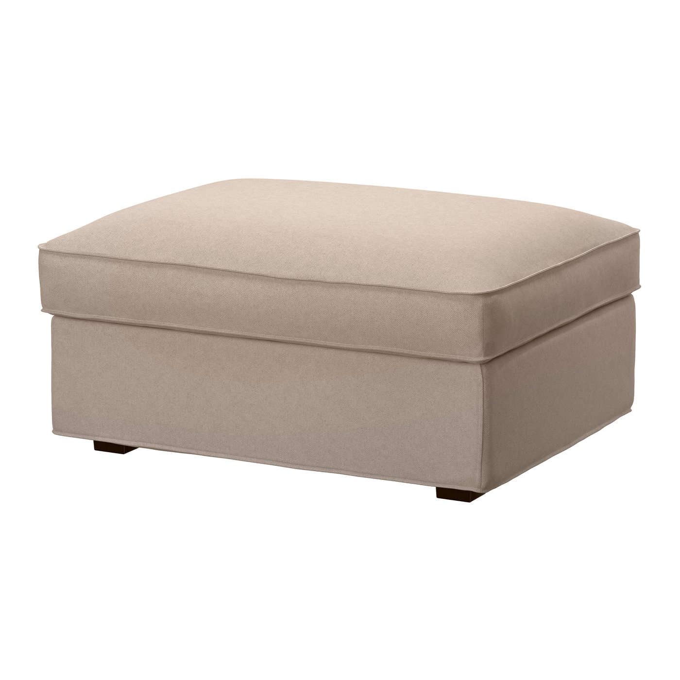 IKEA KIVIK fotpall med förvaring, tallmyra beige