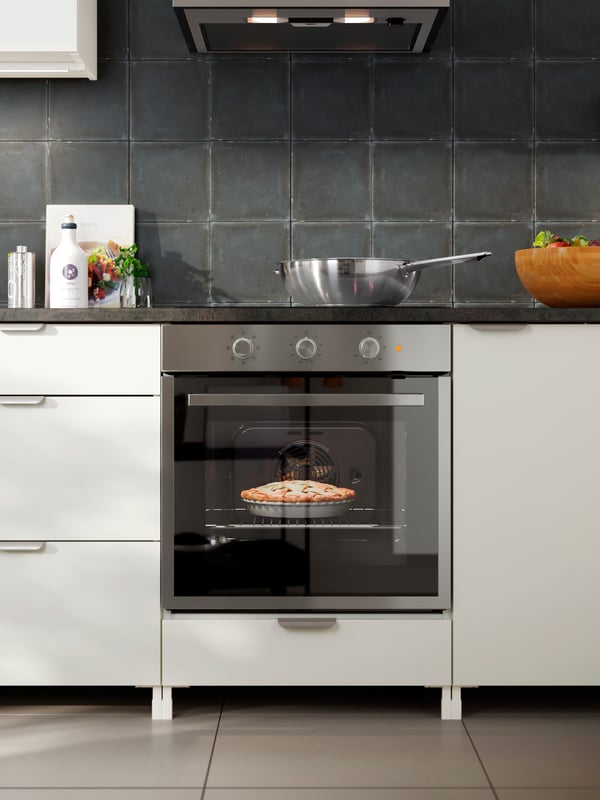 A white ENHET drawer front for base cb f oven