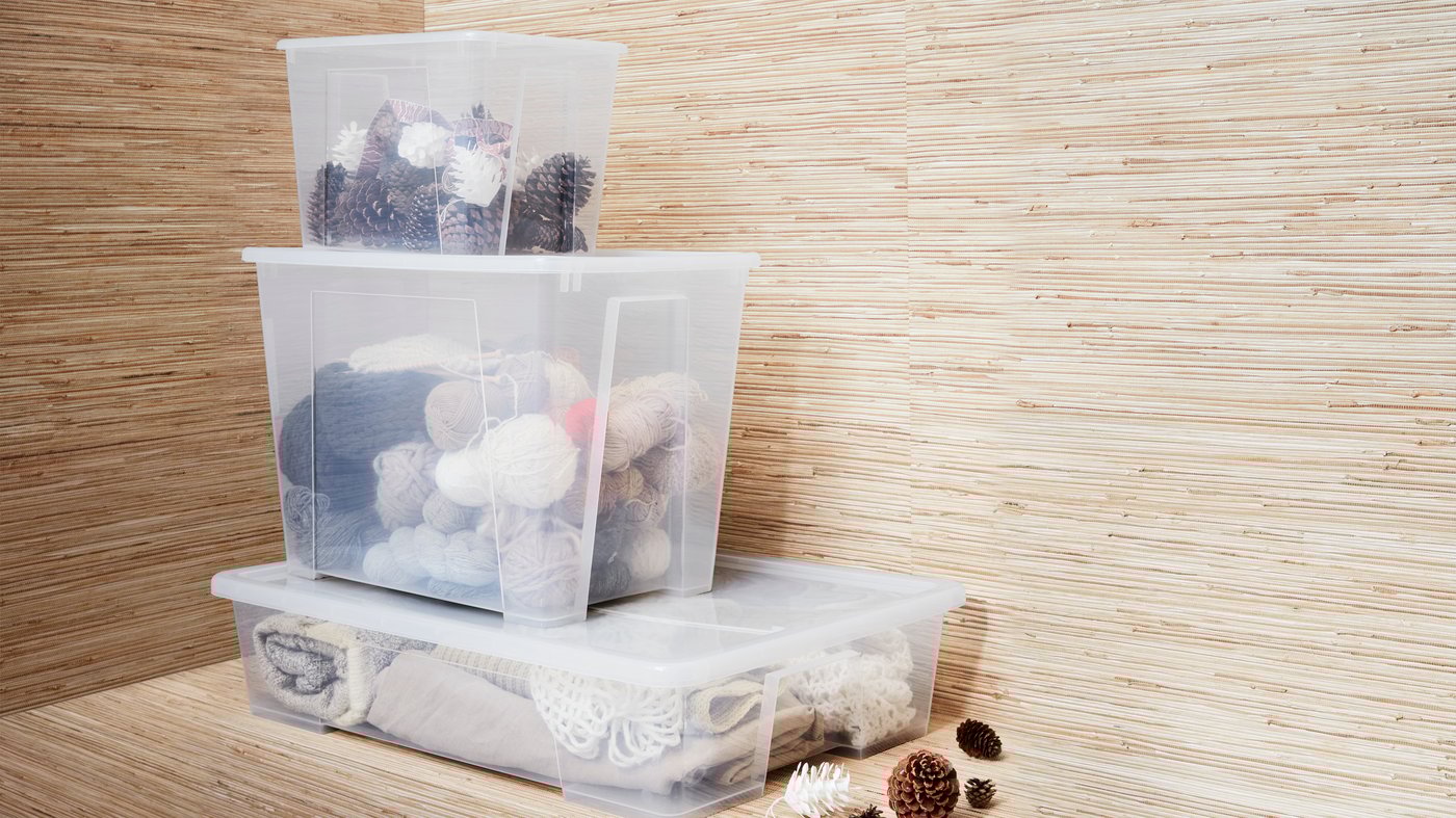 A transparent SAMLA box