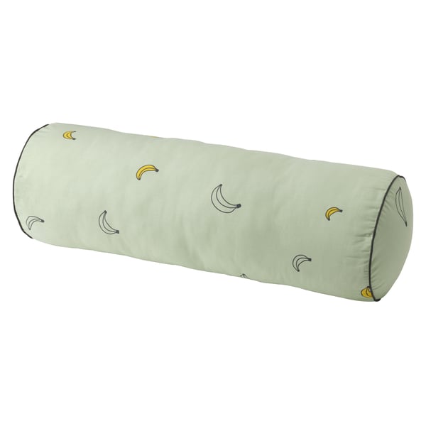 VÄNKRETS ヴェンクレッツ クッション, バナナ模様 ペールグリーン