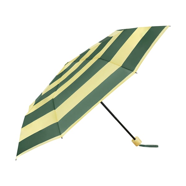 KNALLA 傘グリーン/ストライプ