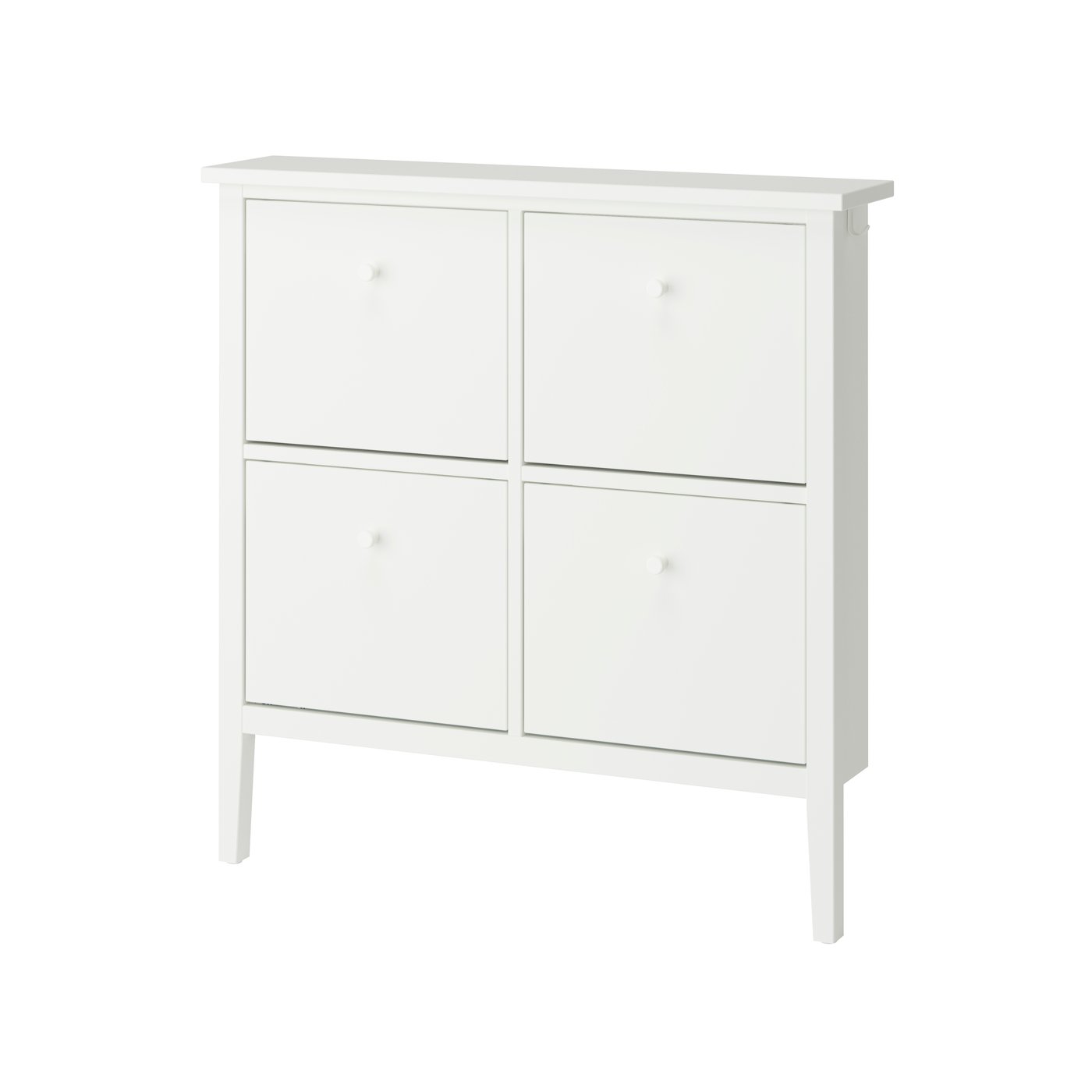 IKEA GULLABERG skoskåp 4 fack, vit, 105x22x107 cm