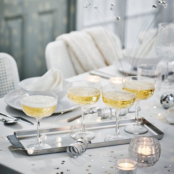 A stainless steel FRÖJDA tray