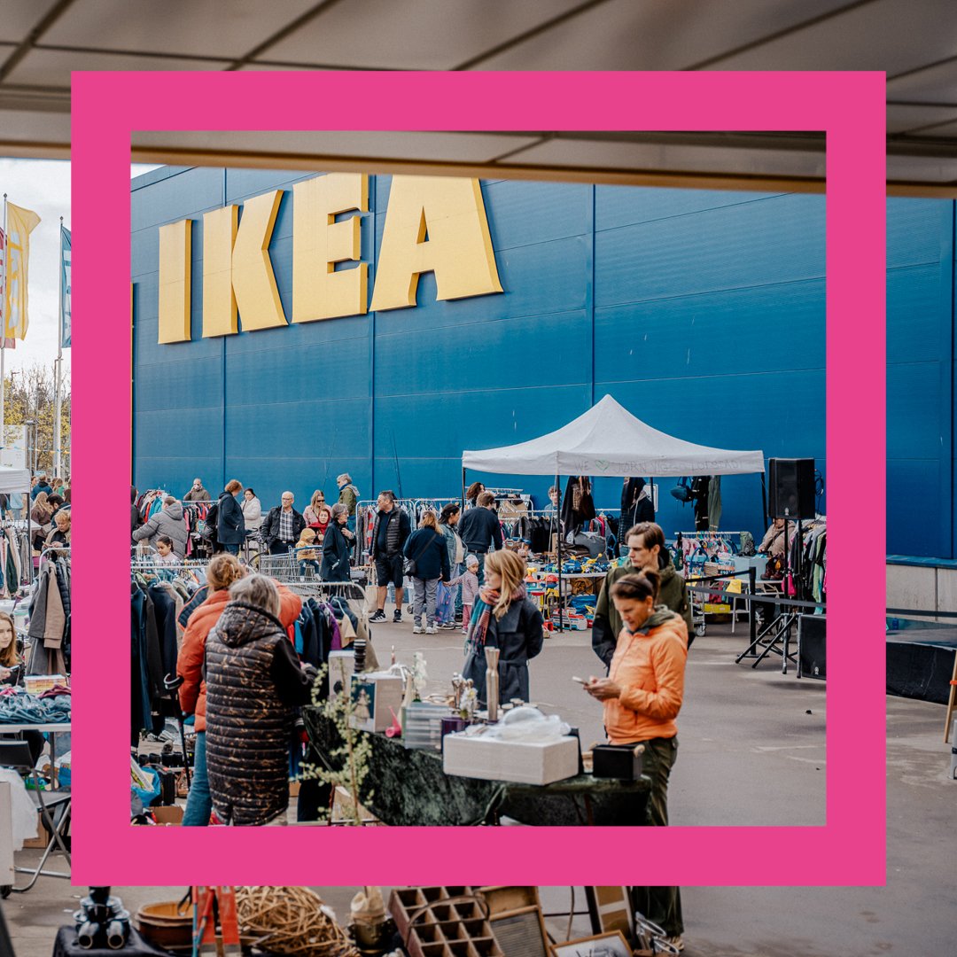 Loppemarked på IKEA.