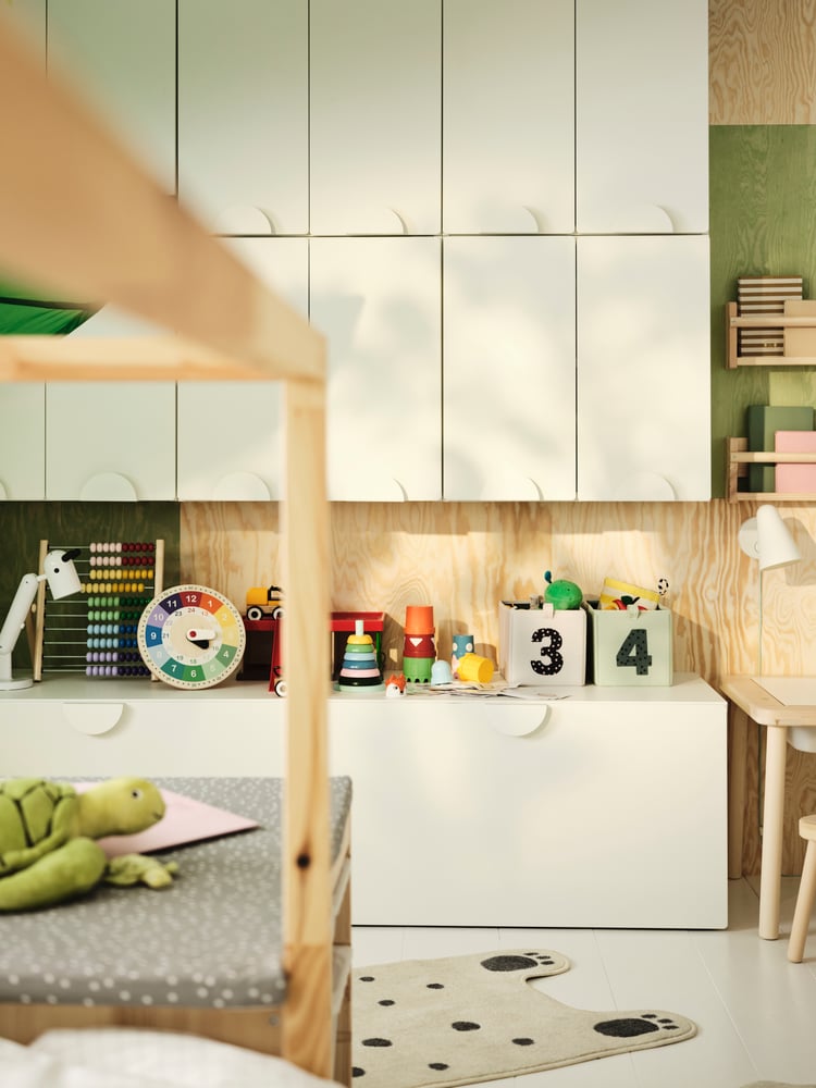 Lots of storage for a kid’s room inspired by nature - IKEA