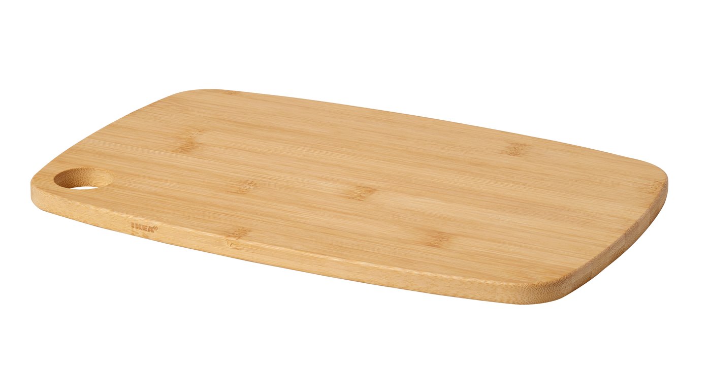 IKEA SOLUPPGÅNG skärbräda, bambu, 35x23 cm