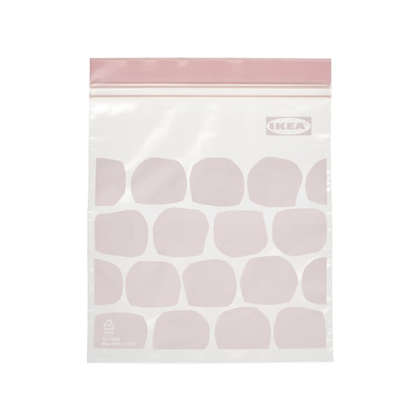 ISTAD イースタード フリーザーバッグ, ライトピンク, 1l