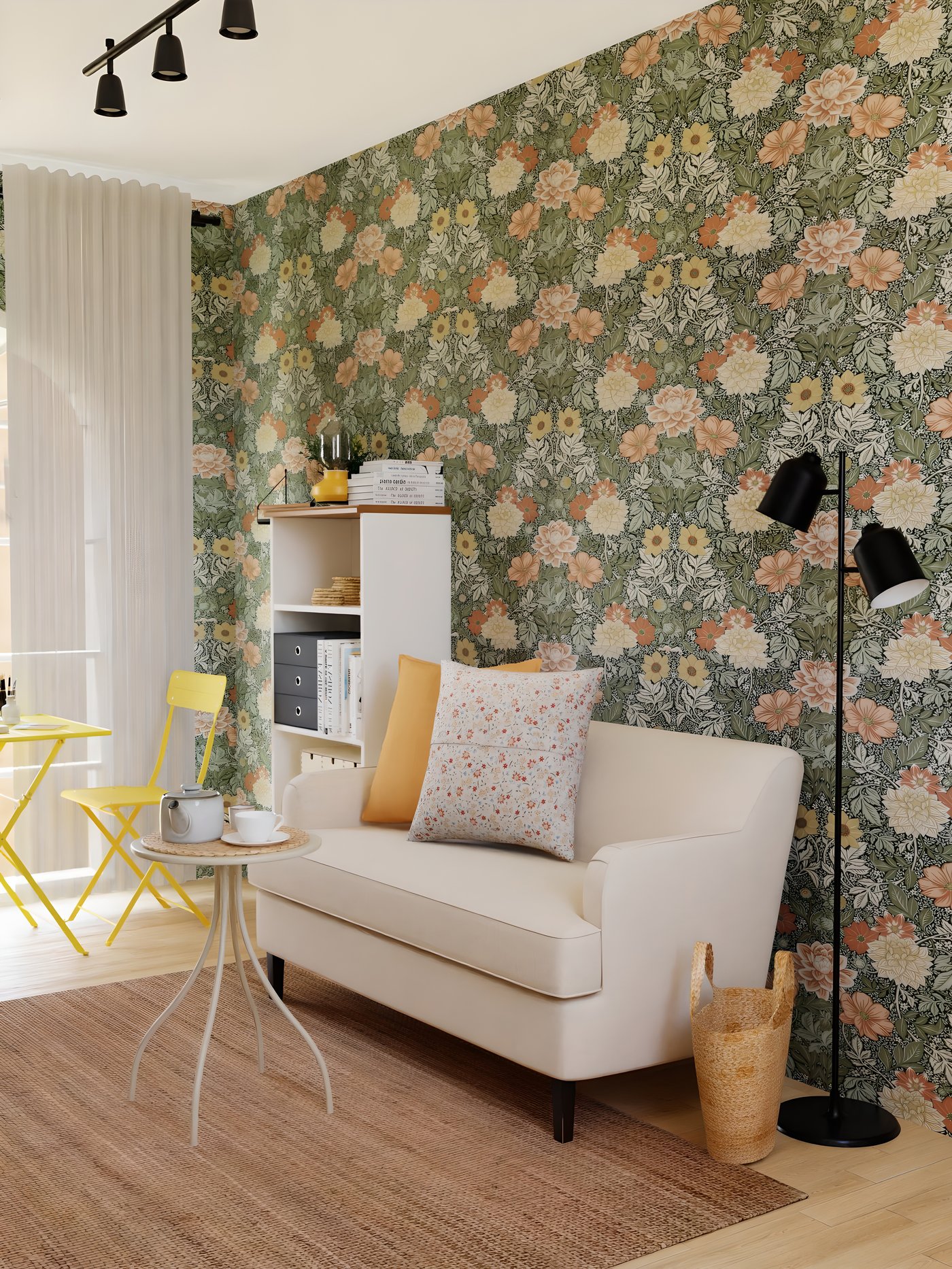 A black SKURUP ceiling track, 3-spots