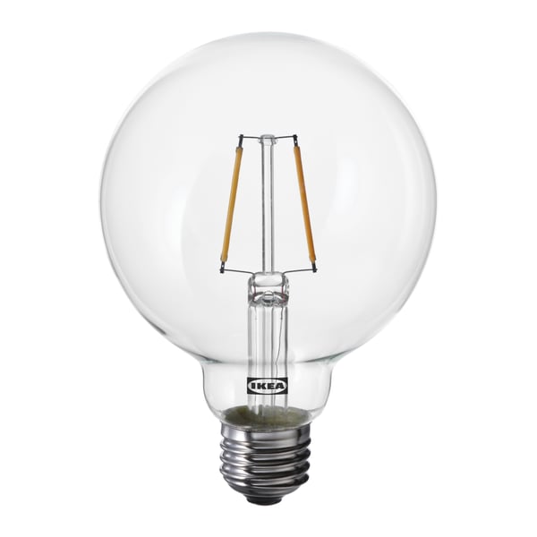 LUNNOMルッノム N2 LED電球 E26 150lm 95 mm 球形 クリア 1ピース JP