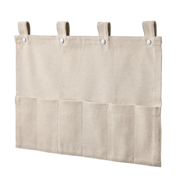 A natural NEREBY hanging organiser for accessories