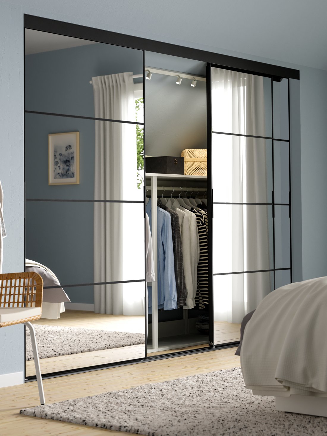 SKYTTA, sliding doors for your wardrobe IKEA