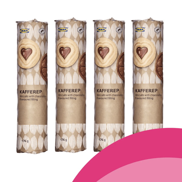 4 confezioni di biscotti KAFFEREP