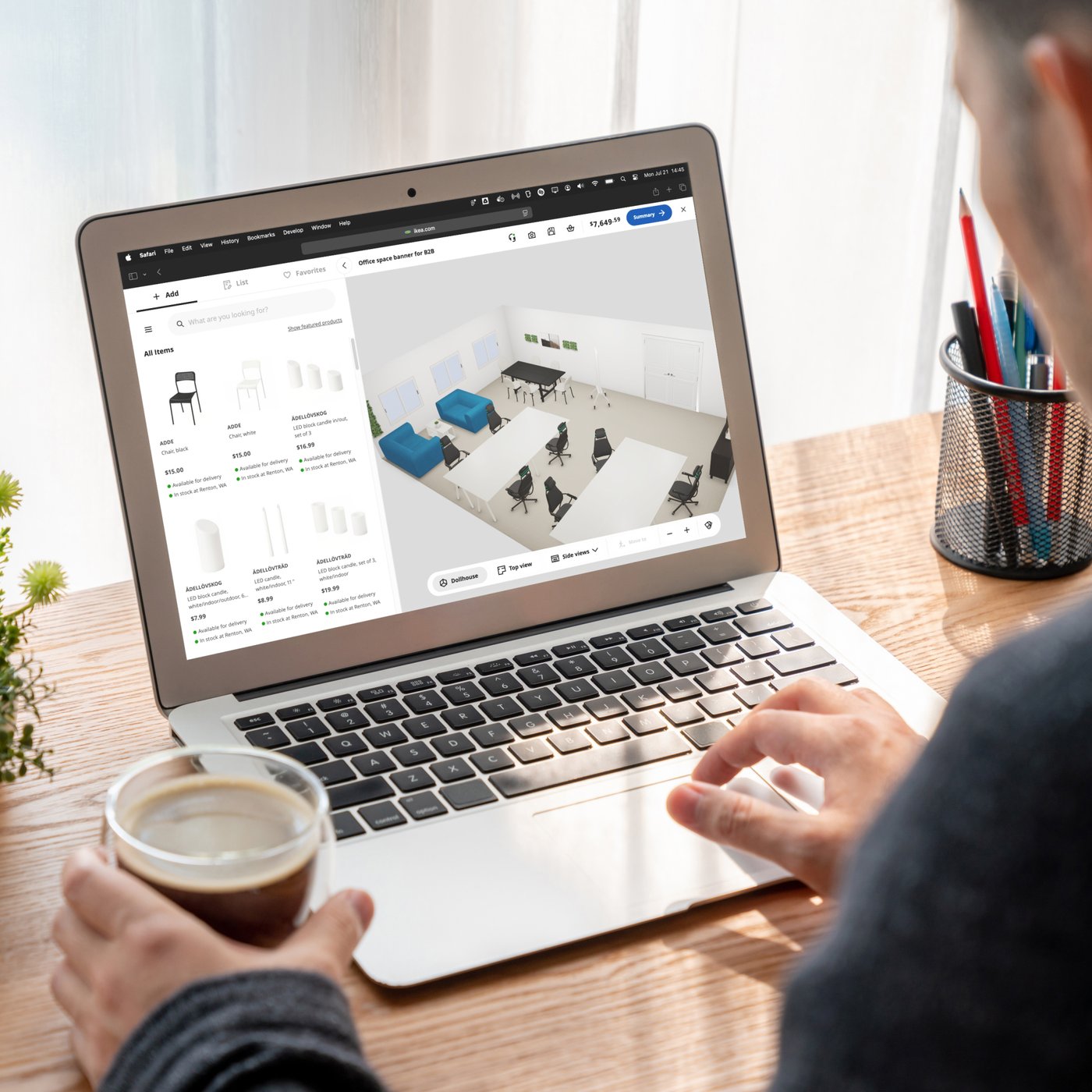Planlæg og tegn dit kontor eller opbevaringsløsning med vores brugervenlige tegneprogrammer.