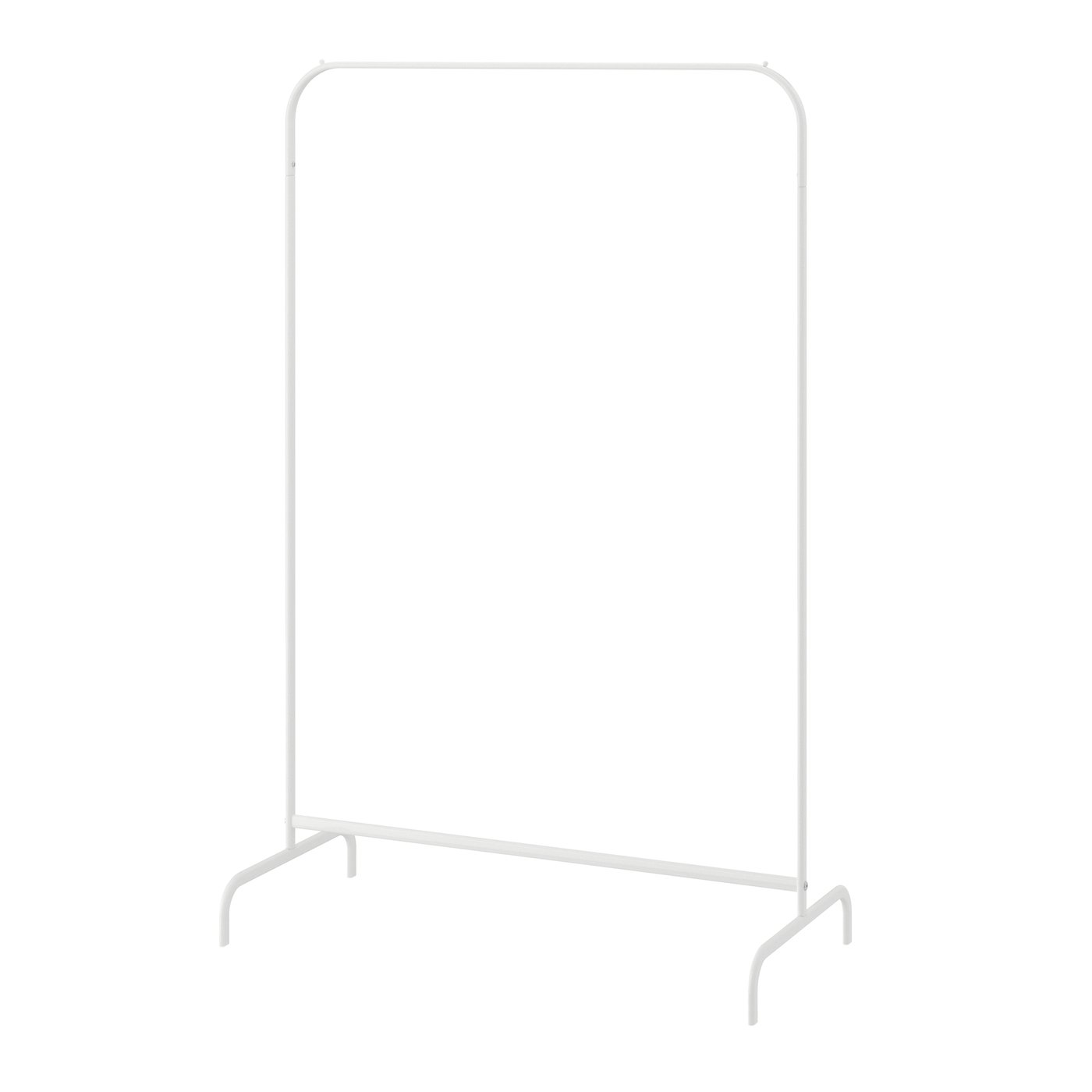 IKEA MULIG klädställning, vit, 99x152 cm