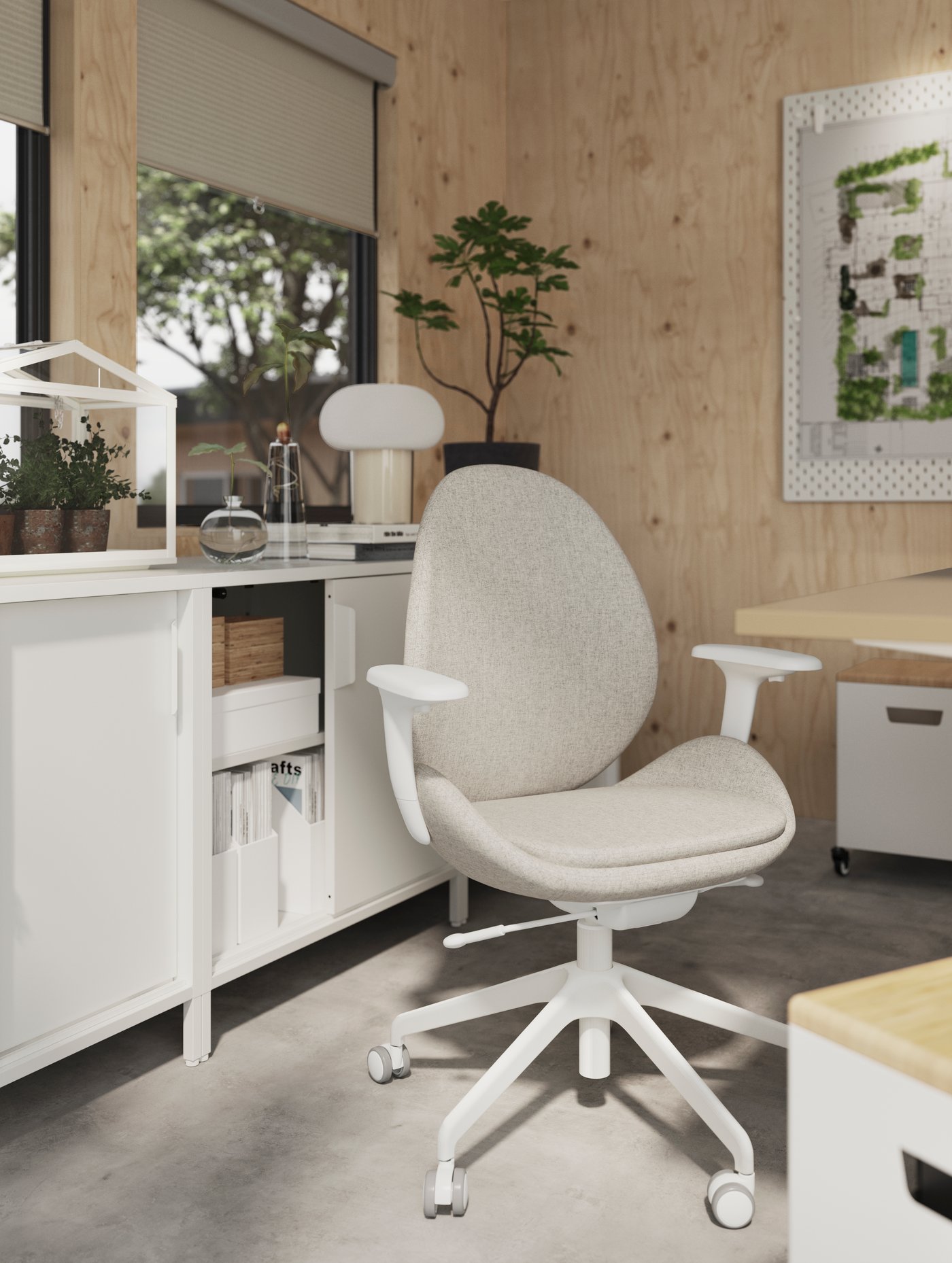 HATTEFJÄLL ハッテフィェル IKEA オフィスチェア アームレスト