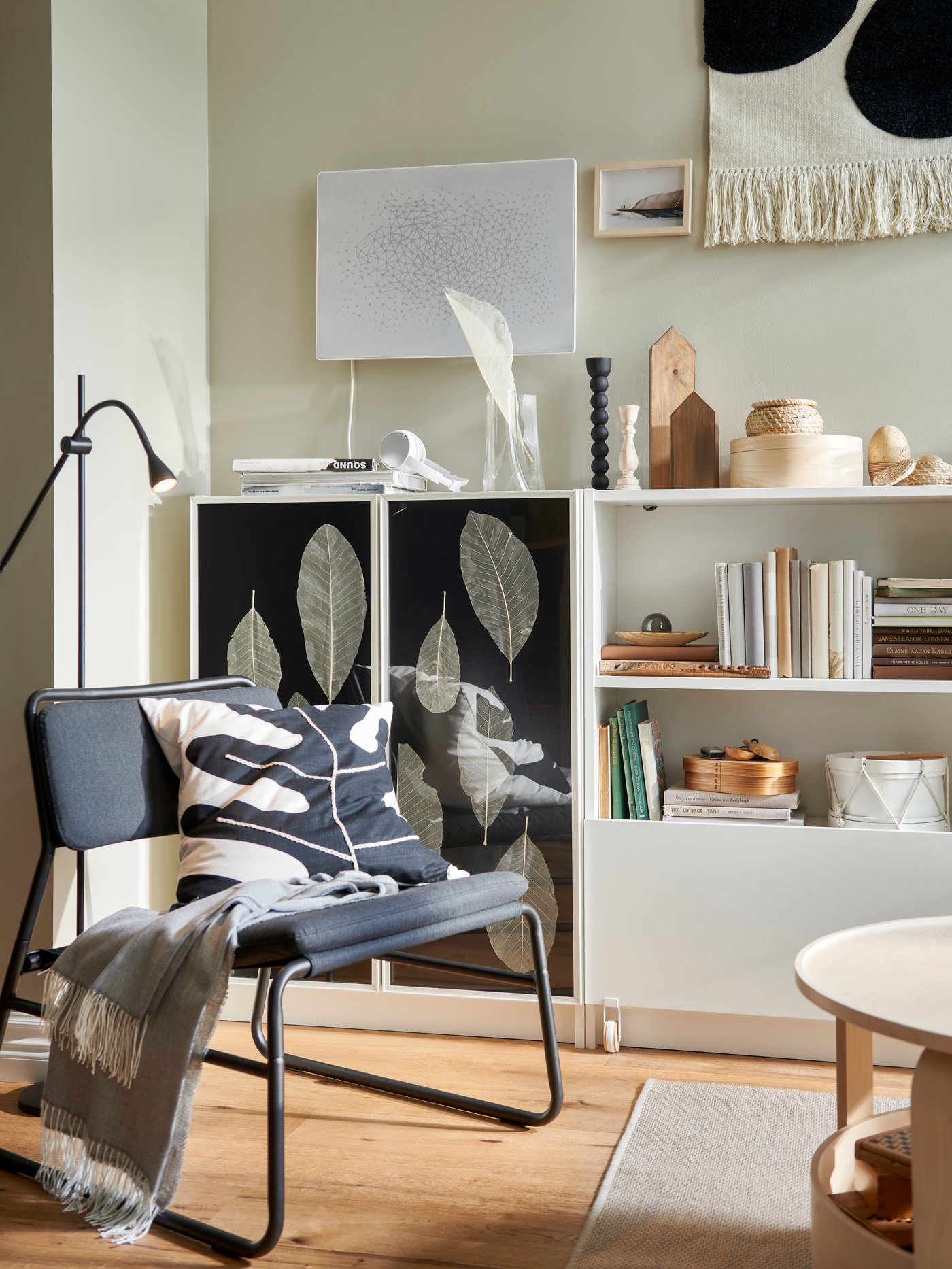 A smallspace, stylish, contemporary living room IKEA