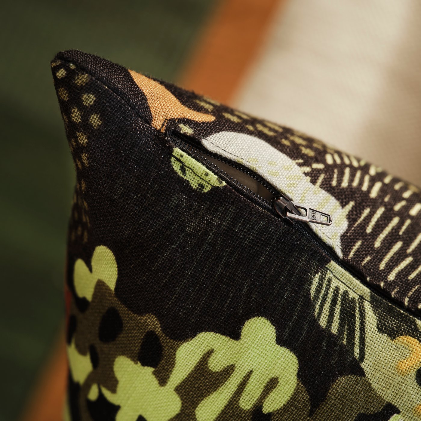 A black/multicolour STOCKHOLM 2025 cushion cover