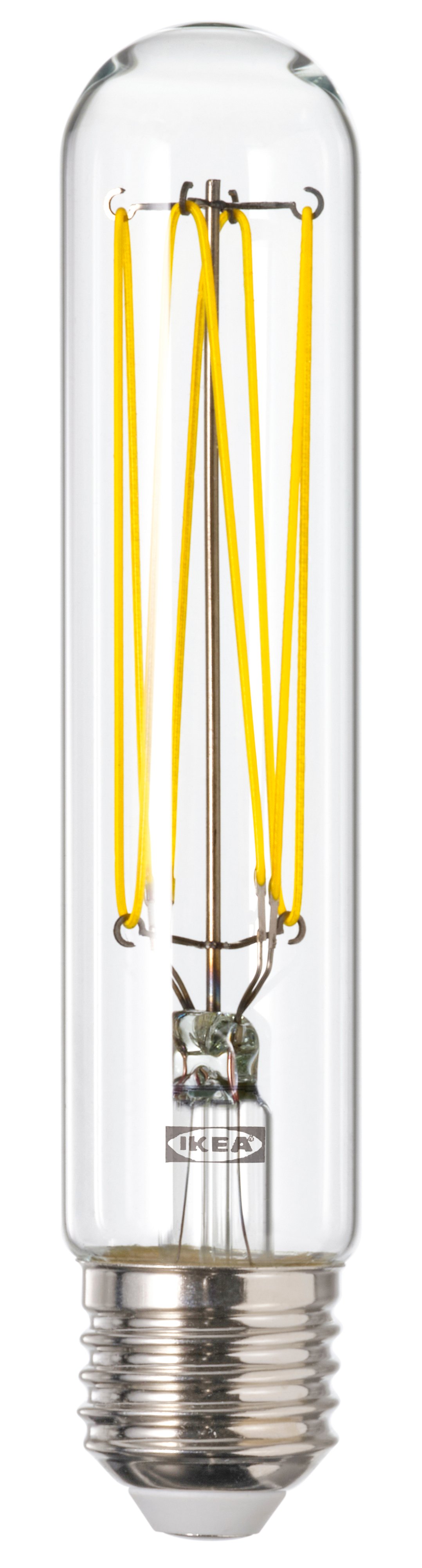 IKEA LUNNOM LED ljuskälla E27 250 lumen, dimbar/tubformad klarglas, 30 mm