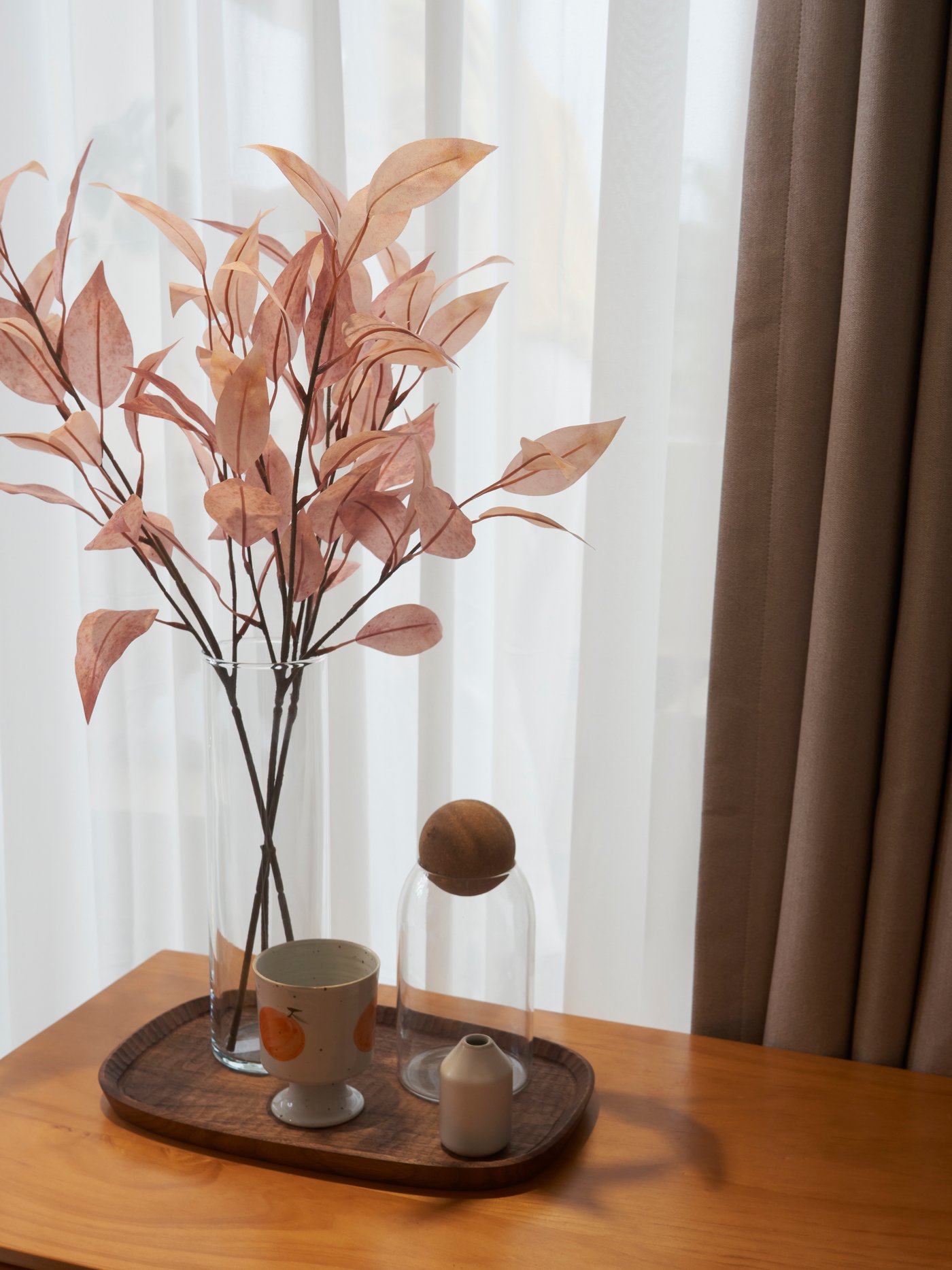 An eucalyptus/pink SMYCKA artificial spray