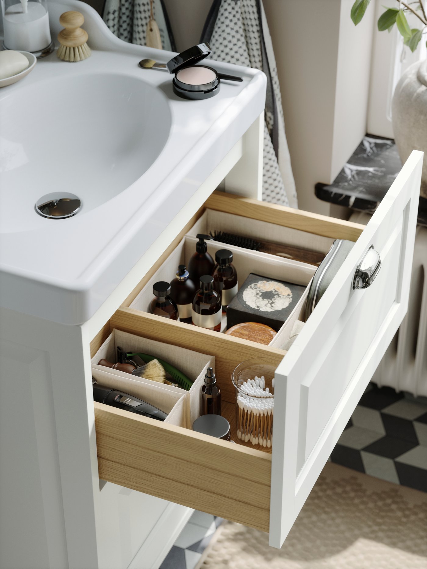 Check out our ideas for a Nordic bathroom style - IKEA UK