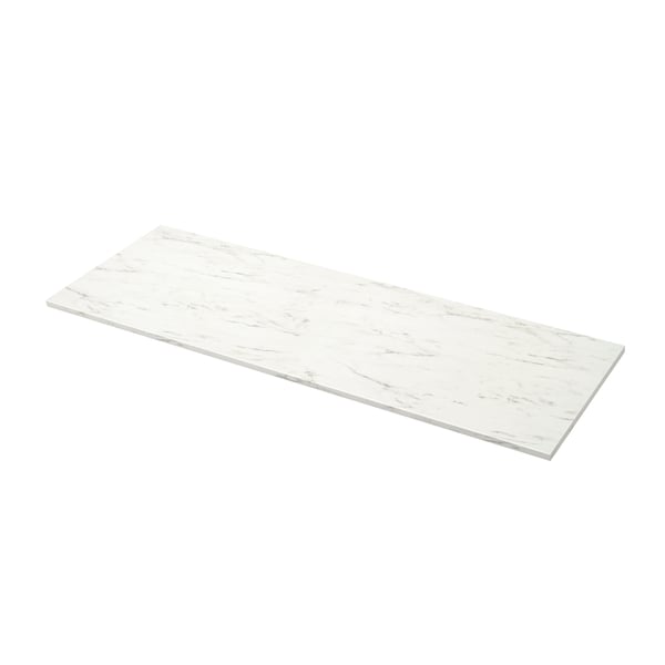 A white marble effect/laminate PERSONLIG worktop
