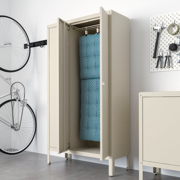 A beige KOLBJÖRN cabinet in/outdoor