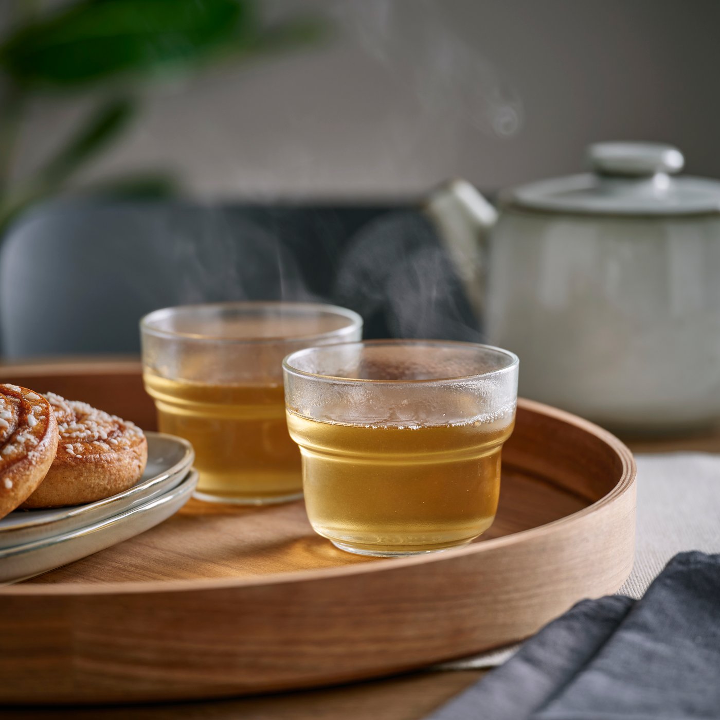 Světle hnědé sklo GLADELIG