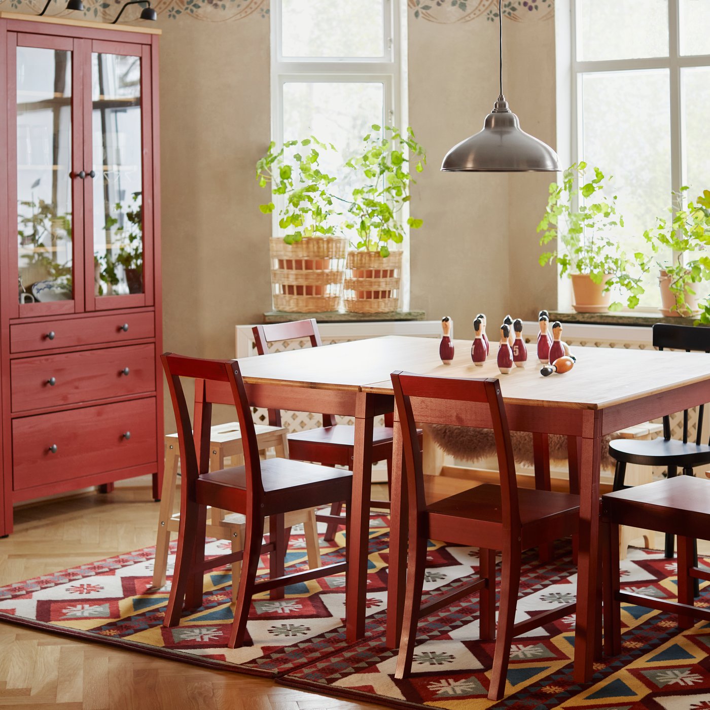 A multicolour CYKELVÄG rug, low pile