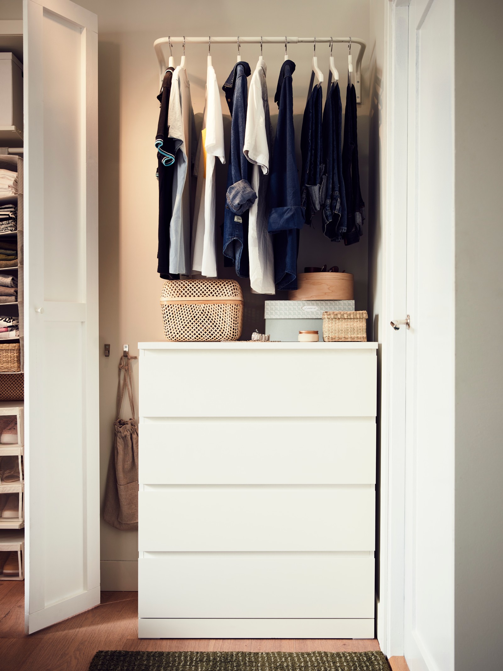 A small bedroom with big organization ideas IKEA US