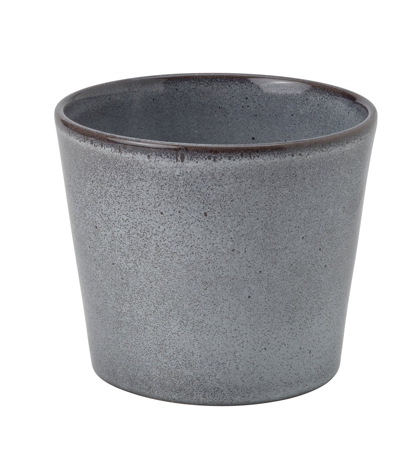 IKEA FJÄRILSBUSKE kruka, inom-/utomhus/grå, 9 cm