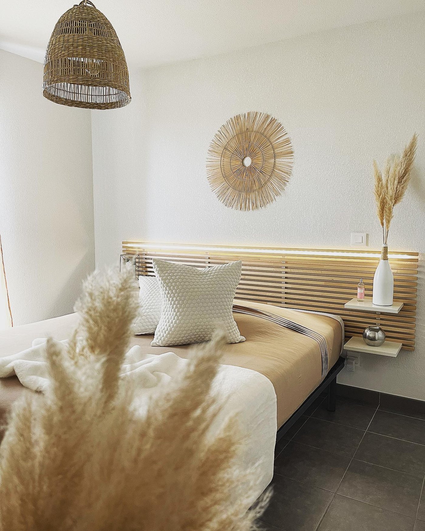 MANDAL Tête de lit, bouleau, blanc, 240 cm - IKEA